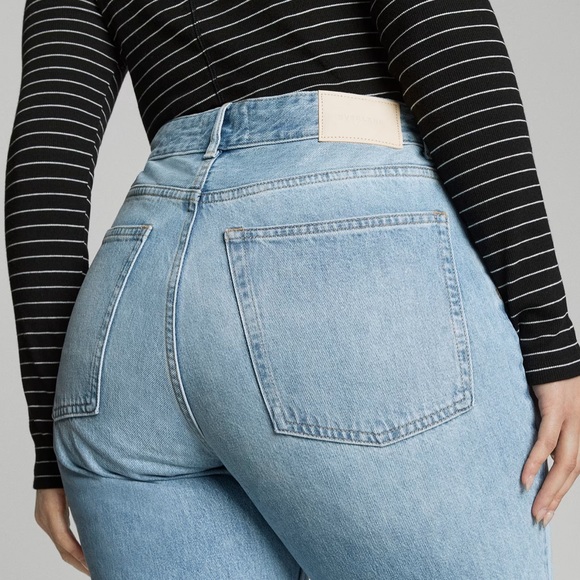 NWT Everlane The Curby ‘90s Cheeky Straight Jeans Sz 33 - Picture 2 of 9